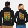 Glorious Porpoise Comics Heroes-Unisex-Zip-Up-Sweatshirt-tobefonseca