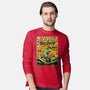 Glorious Porpoise Comics Heroes-Mens-Long Sleeved-Tee-tobefonseca