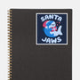 Santa Jaws Xmas Shark-None-Glossy-Sticker-tobefonseca