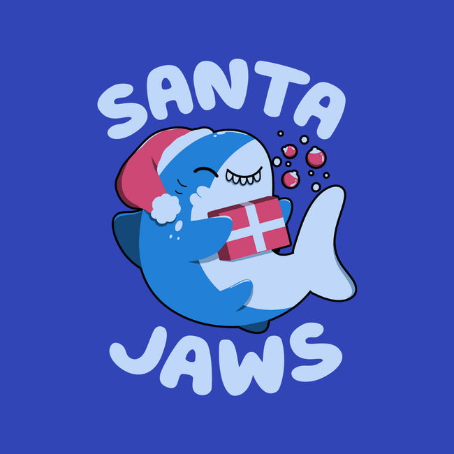 Santa Jaws Xmas Shark-None-Stretched-Canvas-tobefonseca