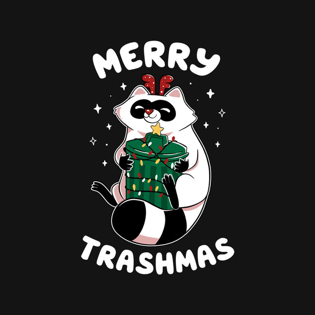 Merry Trashmas Xmas Raccoon-None-Fleece-Blanket-tobefonseca