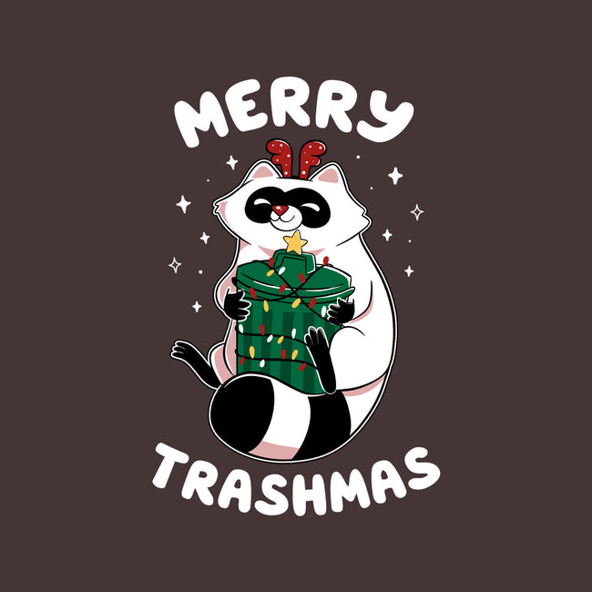 Merry Trashmas Xmas Raccoon-None-Stretched-Canvas-tobefonseca