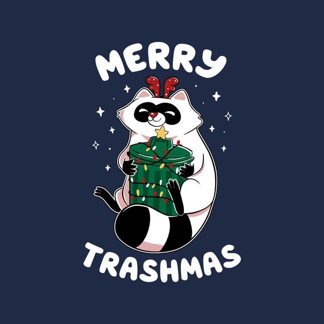 Merry Trashmas Xmas Raccoon-None-Removable Cover w Insert-Throw Pillow-tobefonseca