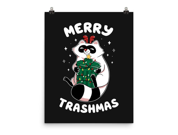 Merry Trashmas Xmas Raccoon