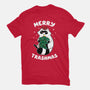 Merry Trashmas Xmas Raccoon-Mens-Premium-Tee-tobefonseca