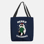 Merry Trashmas Xmas Raccoon-None-Basic Tote-Bag-tobefonseca