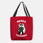 Merry Trashmas Xmas Raccoon-None-Basic Tote-Bag-tobefonseca