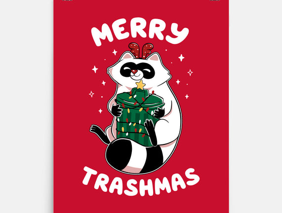 Merry Trashmas Xmas Raccoon