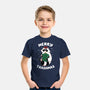 Merry Trashmas Xmas Raccoon-Youth-Basic-Tee-tobefonseca