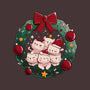 Kitty Garland Cat Christmas-None-Matte-Poster-tobefonseca