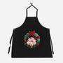 Kitty Garland Cat Christmas-Unisex-Kitchen-Apron-tobefonseca