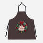 Kitty Garland Cat Christmas-Unisex-Kitchen-Apron-tobefonseca