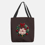 Kitty Garland Cat Christmas-None-Basic Tote-Bag-tobefonseca