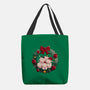 Kitty Garland Cat Christmas-None-Basic Tote-Bag-tobefonseca