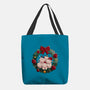 Kitty Garland Cat Christmas-None-Basic Tote-Bag-tobefonseca