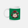 Kitty Garland Cat Christmas-None-Mug-Drinkware-tobefonseca