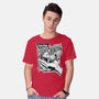 Pygmy Hippo Queen-Mens-Basic-Tee-palmstreet