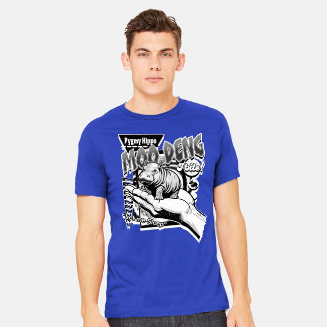 Pygmy Hippo Queen-Mens-Heavyweight-Tee-palmstreet