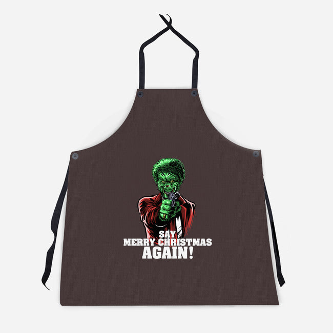 Say It Again-Unisex-Kitchen-Apron-zascanauta