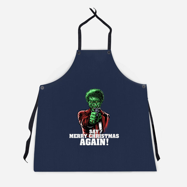 Say It Again-Unisex-Kitchen-Apron-zascanauta