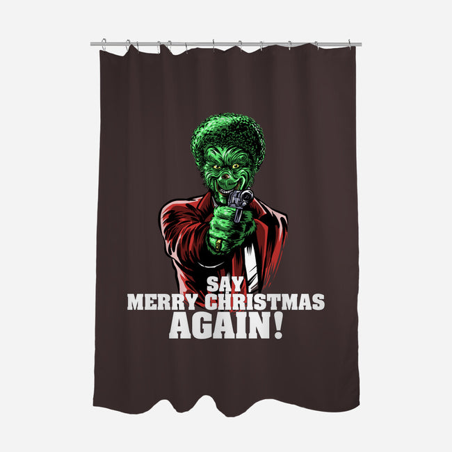 Say It Again-None-Polyester-Shower Curtain-zascanauta