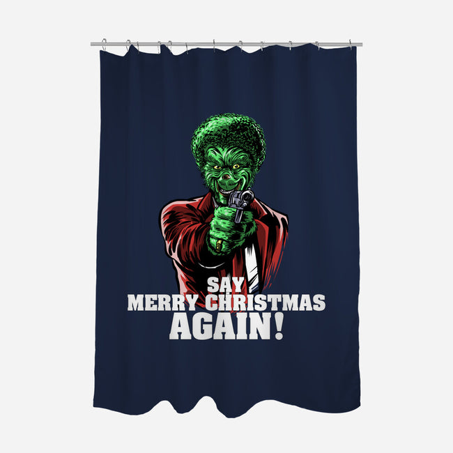 Say It Again-None-Polyester-Shower Curtain-zascanauta