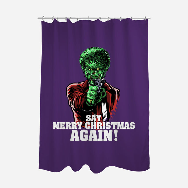 Say It Again-None-Polyester-Shower Curtain-zascanauta