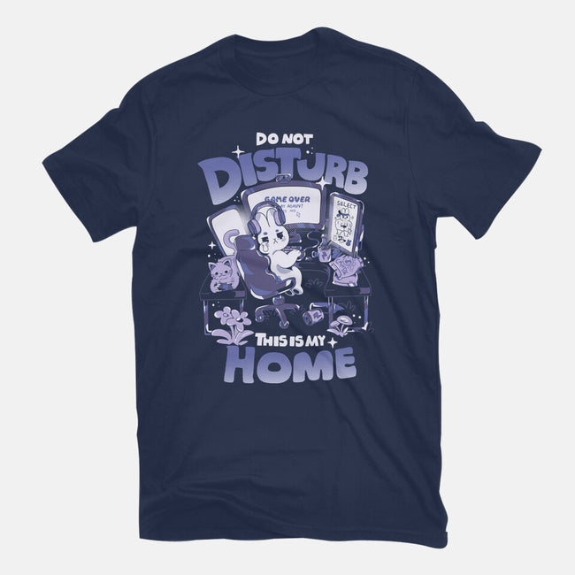 Do Not Disturb Gamer Bunny-Mens-Basic-Tee-yumie