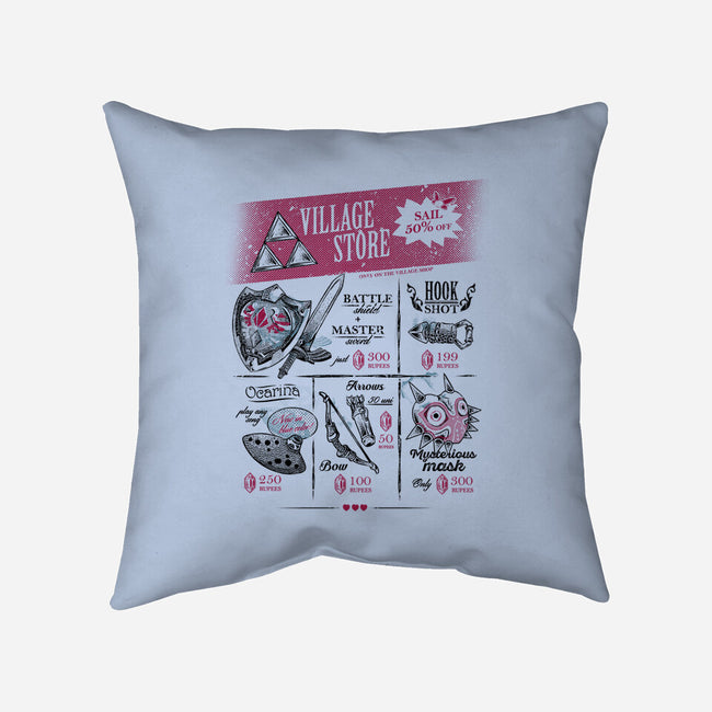 The Village Store-None-Removable Cover w Insert-Throw Pillow-yumie