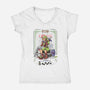 Zelda Sad Song-Womens-V-Neck-Tee-yumie