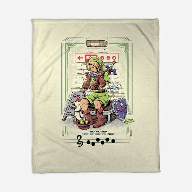 Zelda Sad Song-None-Fleece-Blanket-yumie