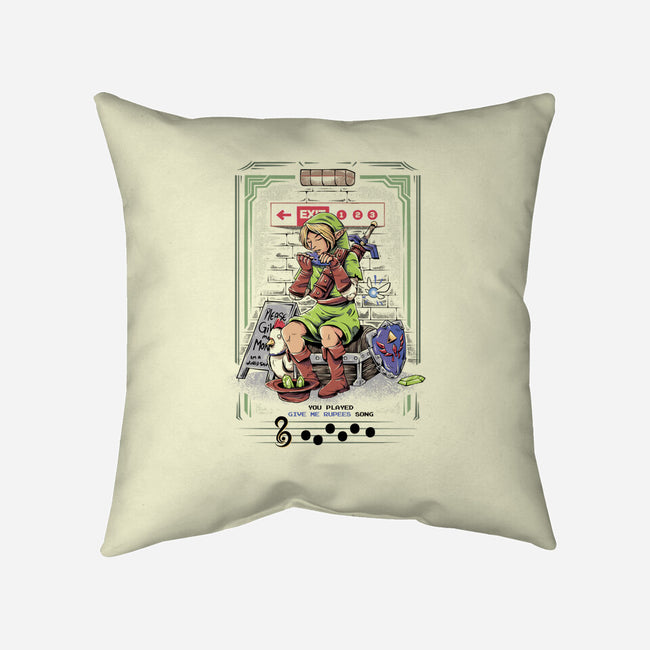 Zelda Sad Song-None-Removable Cover w Insert-Throw Pillow-yumie