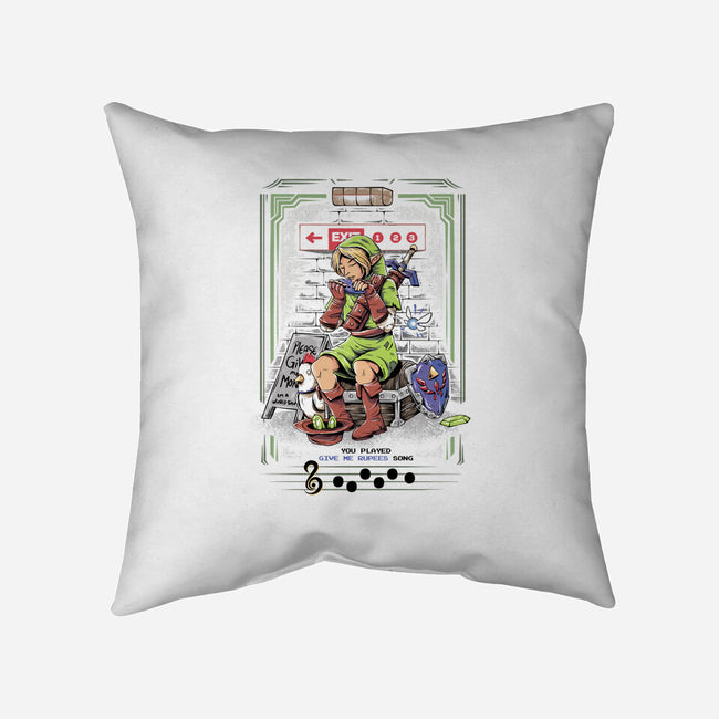 Zelda Sad Song-None-Removable Cover w Insert-Throw Pillow-yumie