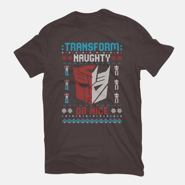 Transform Naughty Or Nice-Mens-Heavyweight-Tee-NMdesign