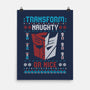 Transform Naughty Or Nice-None-Matte-Poster-NMdesign