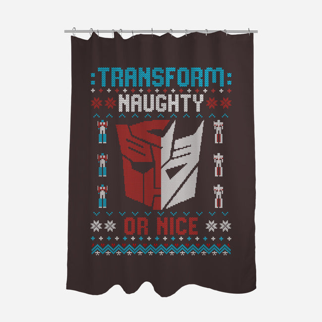 Transform Naughty Or Nice-None-Polyester-Shower Curtain-NMdesign