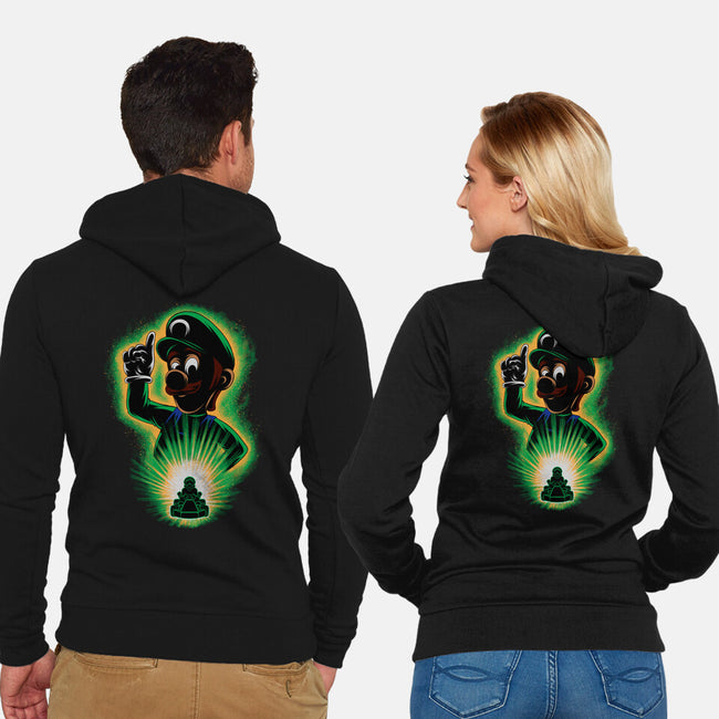 Green Bro Racing-Unisex-Zip-Up-Sweatshirt-rmatix