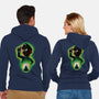 Green Bro Racing-Unisex-Zip-Up-Sweatshirt-rmatix