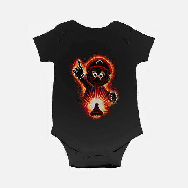 Red Bro Racing-Baby-Basic-Onesie-rmatix