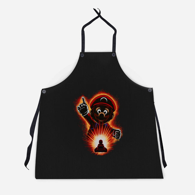 Red Bro Racing-Unisex-Kitchen-Apron-rmatix