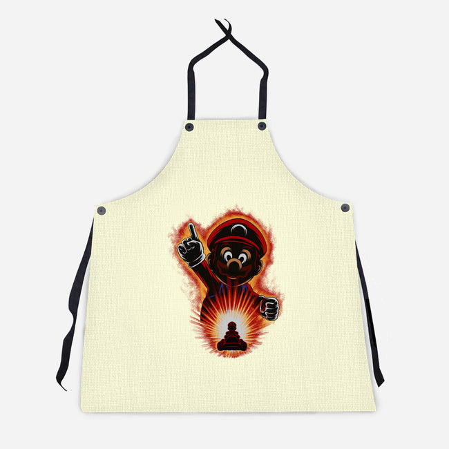 Red Bro Racing-Unisex-Kitchen-Apron-rmatix