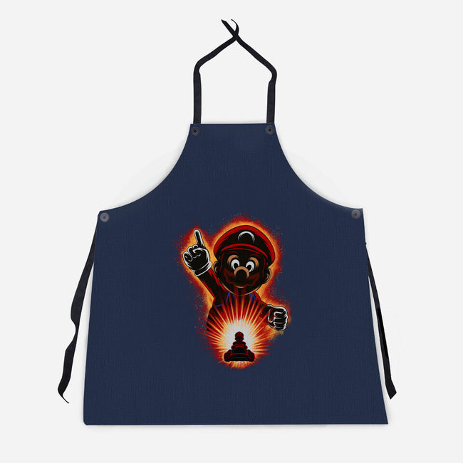 Red Bro Racing-Unisex-Kitchen-Apron-rmatix