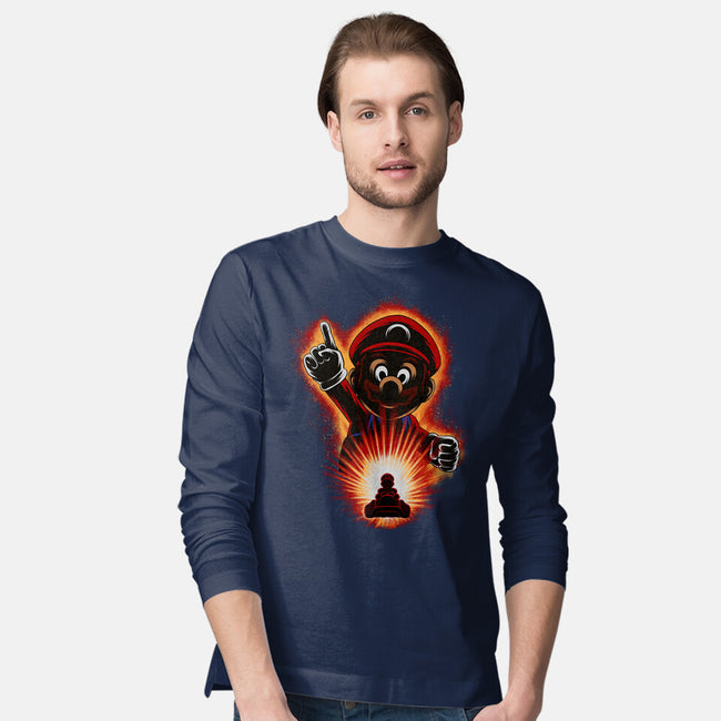 Red Bro Racing-Mens-Long Sleeved-Tee-rmatix