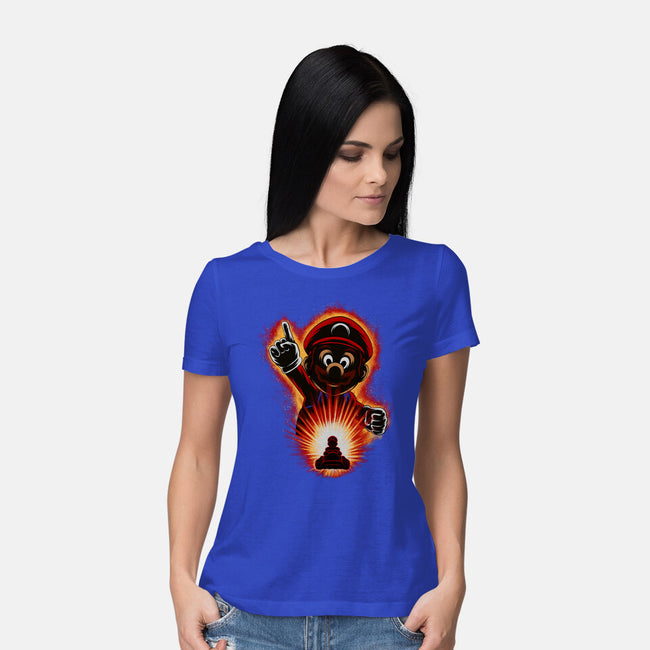 Red Bro Racing-Womens-Basic-Tee-rmatix