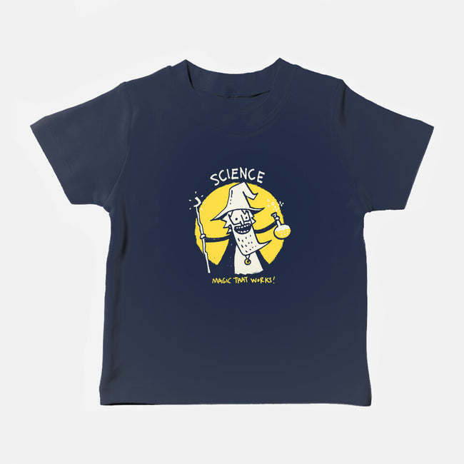 Science Has The Solutions-Baby-Basic-Tee-Wenceslao A Romero