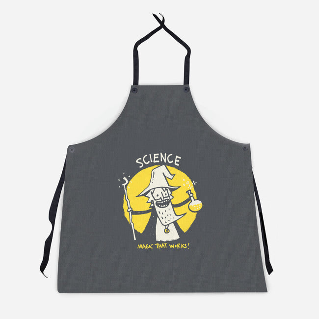 Science Has The Solutions-Unisex-Kitchen-Apron-Wenceslao A Romero