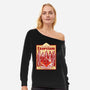 Let's Perform An Exorcism-Womens-Off Shoulder-Sweatshirt-palmstreet