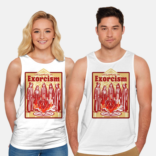 Let's Perform An Exorcism-Unisex-Basic-Tank-palmstreet