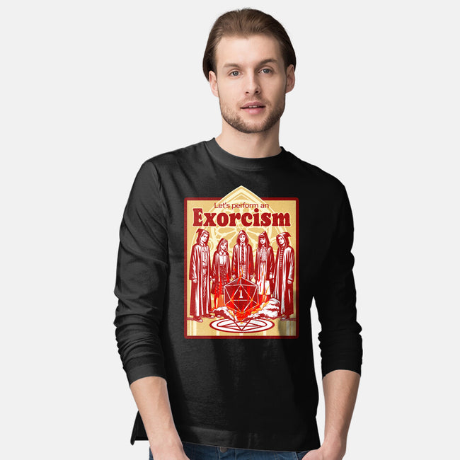 Let's Perform An Exorcism-Mens-Long Sleeved-Tee-palmstreet