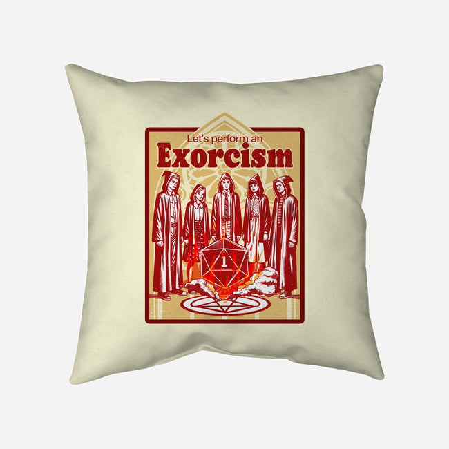 Let's Perform An Exorcism-None-Removable Cover w Insert-Throw Pillow-palmstreet